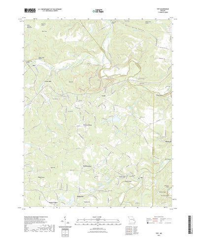 United States Geological Survey Tiff, MO (2021, 24000-Scale) digital map