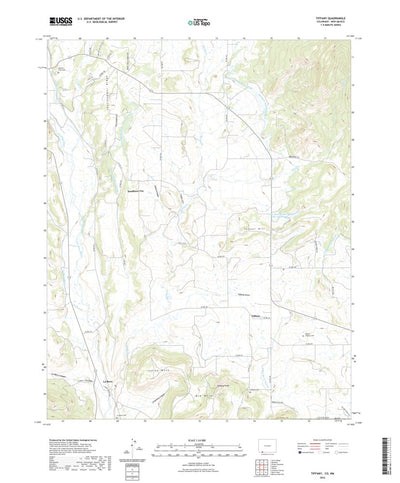 United States Geological Survey Tiffany, CO (2022, 24000-Scale) digital map