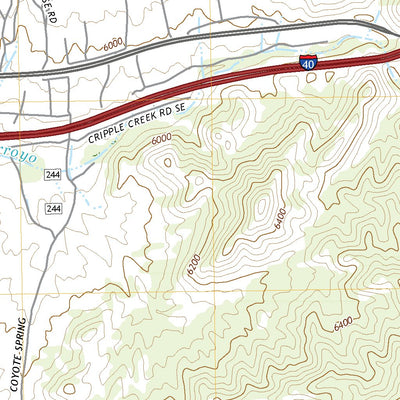 United States Geological Survey Tijeras, NM (2020, 24000-Scale) digital map