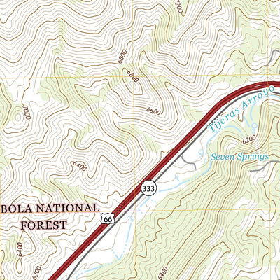 United States Geological Survey Tijeras, NM (2020, 24000-Scale) digital map