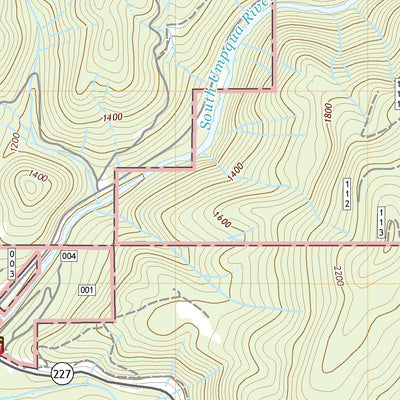 United States Geological Survey Tiller, OR (2020, 24000-Scale) digital map