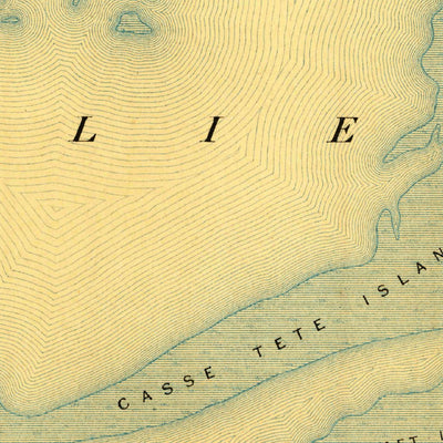 United States Geological Survey Timbalier, LA (1894, 62500-Scale) digital map