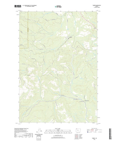 United States Geological Survey Timber, OR (2020, 24000-Scale) digital map