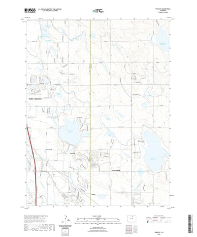 United States Geological Survey Timnath, CO (2022, 24000-Scale) digital map