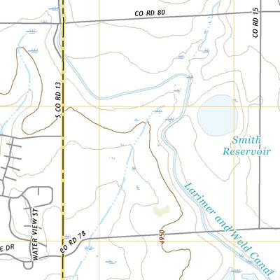 United States Geological Survey Timnath, CO (2022, 24000-Scale) digital map