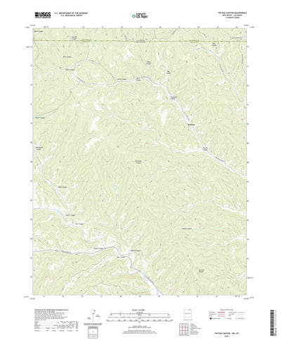 United States Geological Survey Tin Pan Canyon, NM (2020, 24000-Scale) digital map