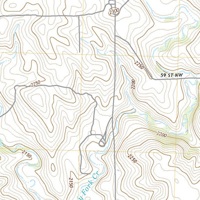 United States Geological Survey Tioga SW, ND (2020, 24000-Scale) digital map