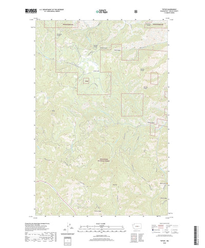United States Geological Survey Tiptop, WA (2020, 24000-Scale) digital map