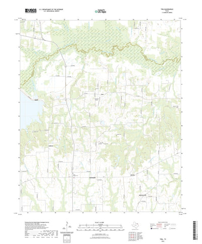 United States Geological Survey Tira, TX (2022, 24000-Scale) digital map