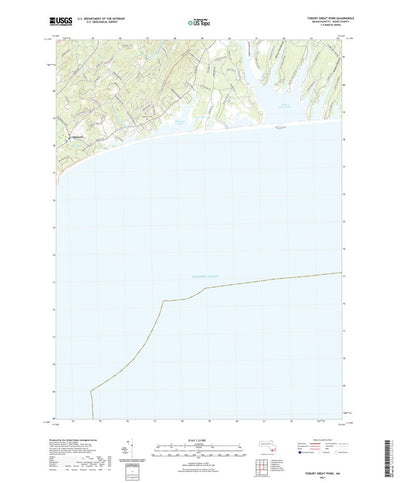 United States Geological Survey Tisbury Great Pond, MA (2021, 24000-Scale) digital map