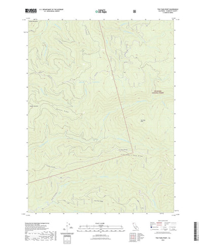 United States Geological Survey Tish Tang Point, CA (2022, 24000-Scale) digital map