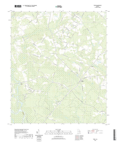 United States Geological Survey Tison, GA (2020, 24000-Scale) digital map
