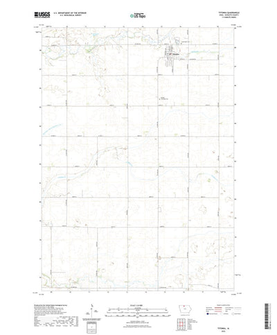 United States Geological Survey Titonka, IA (2022, 24000-Scale) digital map