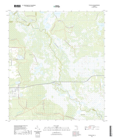 United States Geological Survey Titusville SW, FL (2021, 24000-Scale) digital map