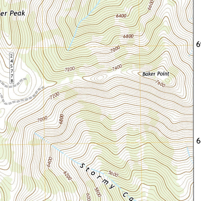 United States Geological Survey Tobias Peak, CA (2022, 24000-Scale) digital map