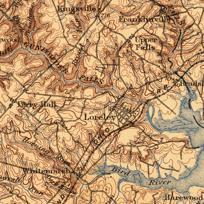 United States Geological Survey Tolchester, MD (1898, 125000-Scale) digital map
