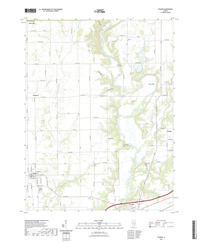 United States Geological Survey Toledo, IL (2021, 24000-Scale) digital map