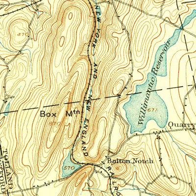 United States Geological Survey Tolland, CT (1892, 62500-Scale) digital map
