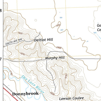 United States Geological Survey Tolley SE, ND (2020, 24000-Scale) digital map