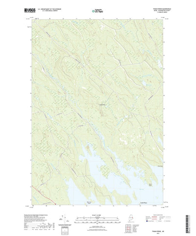 United States Geological Survey Tomah Ridge, ME (2021, 24000-Scale) digital map