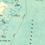 United States Geological Survey Toms River, NJ (1948, 62500-Scale) digital map
