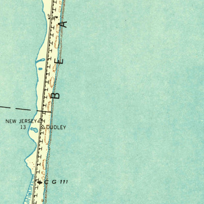 United States Geological Survey Toms River, NJ (1948, 62500-Scale) digital map
