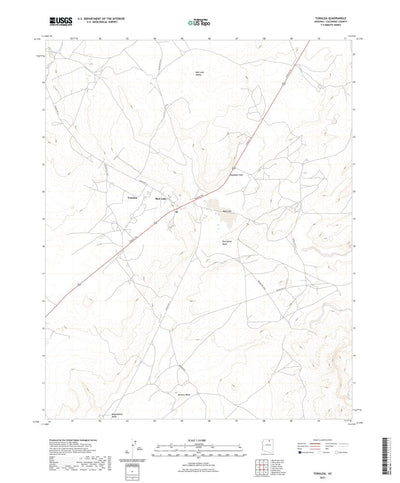 United States Geological Survey Tonalea, AZ (2021, 24000-Scale) digital map