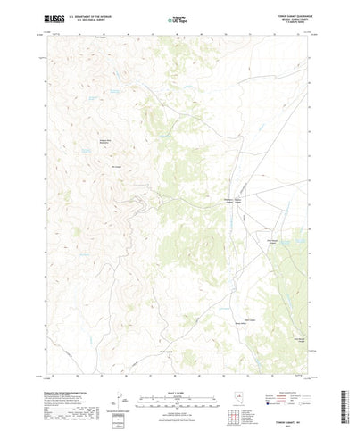 United States Geological Survey Tonkin Summit, NV (2021, 24000-Scale) digital map