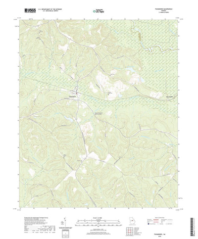 United States Geological Survey Toomsboro, GA (2020, 24000-Scale) digital map