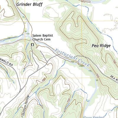 United States Geological Survey Topsy, TN (2022, 24000-Scale) digital map
