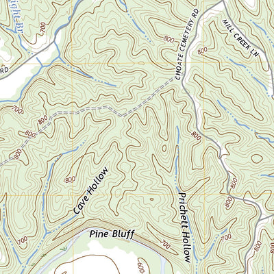 United States Geological Survey Topsy, TN (2022, 24000-Scale) digital map