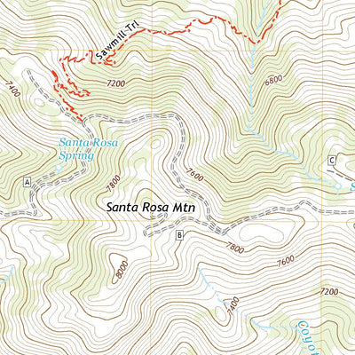 United States Geological Survey Toro Peak, CA (2021, 24000-Scale) digital map