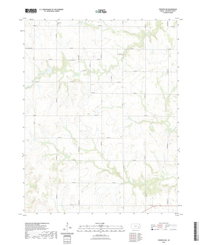 United States Geological Survey Toronto NE, KS (2022, 24000-Scale) digital map