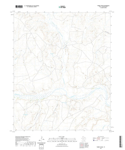 United States Geological Survey Torrey House, TX (2022, 24000-Scale) digital map