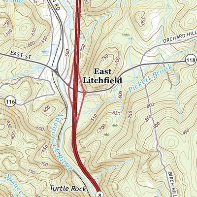 United States Geological Survey Torrington, CT (2021, 24000-Scale) digital map