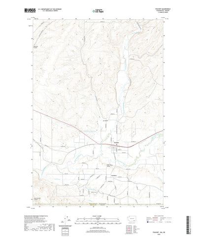 United States Geological Survey Touchet, WA (2020, 24000-Scale) digital map