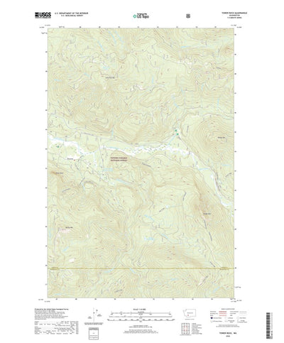 United States Geological Survey Tower Rock, WA (2020, 24000-Scale) digital map