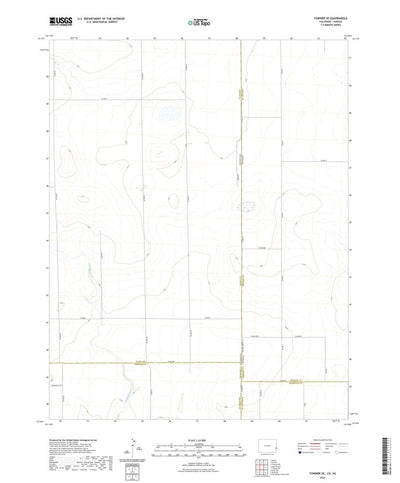 United States Geological Survey Towner SE, CO (2022, 24000-Scale) digital map