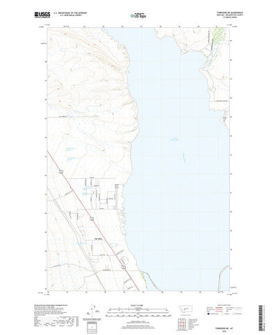 United States Geological Survey Townsend NE, MT (2020, 24000-Scale) digital map