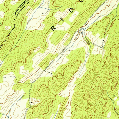 United States Geological Survey Tranquillity, TN (1942, 24000-Scale) digital map