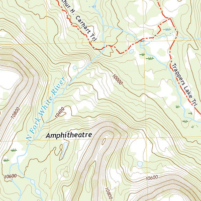 United States Geological Survey Trappers Lake, CO (2022, 24000-Scale) digital map
