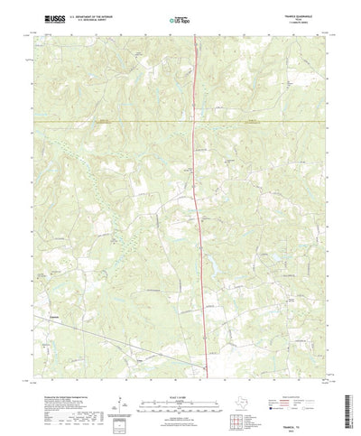 United States Geological Survey Trawick, TX (2022, 24000-Scale) digital map