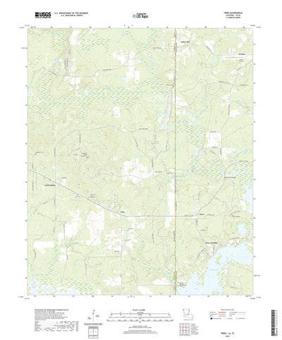 United States Geological Survey Trees, LA (2020, 24000-Scale) digital map