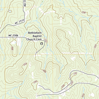 United States Geological Survey Trees, LA (2020, 24000-Scale) digital map