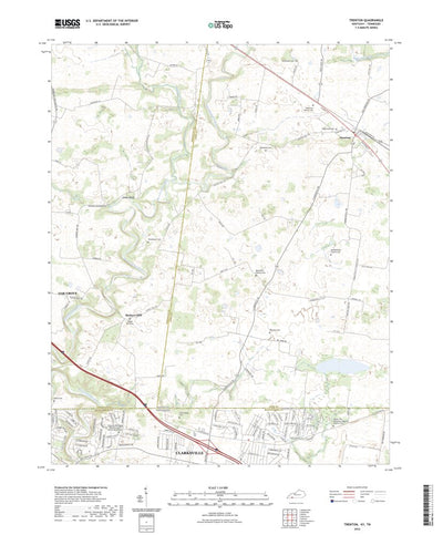 United States Geological Survey Trenton, KY (2022, 24000-Scale) digital map