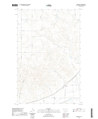 United States Geological Survey Trenton SW, ND (2020, 24000-Scale) digital map