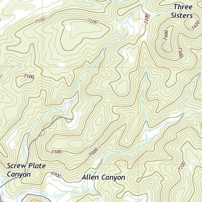 United States Geological Survey Tres Hermanos Peak, NM (2020, 24000-Scale) digital map