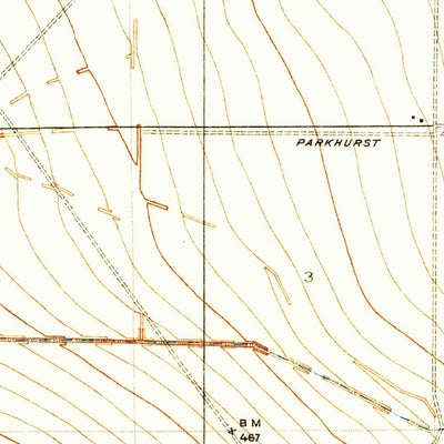 United States Geological Survey Tres Picos Farms, CA (1931, 31680-Scale) digital map