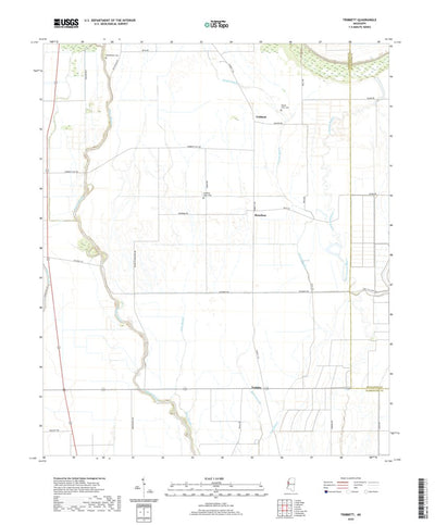 United States Geological Survey Tribbett, MS (2020, 24000-Scale) digital map