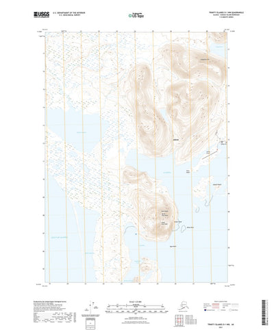 United States Geological Survey Trinity Islands D-1 NW, AK (2021, 25000-Scale) digital map